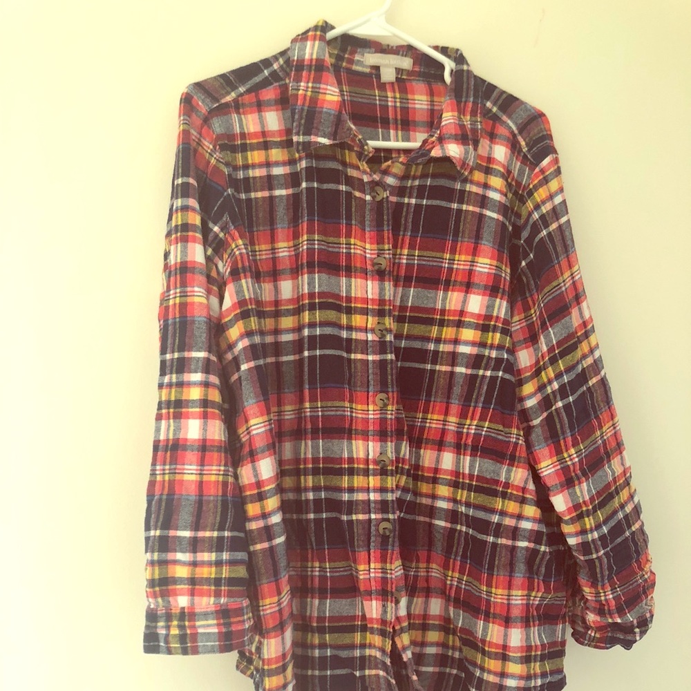 Woman Within Flannel Shirt